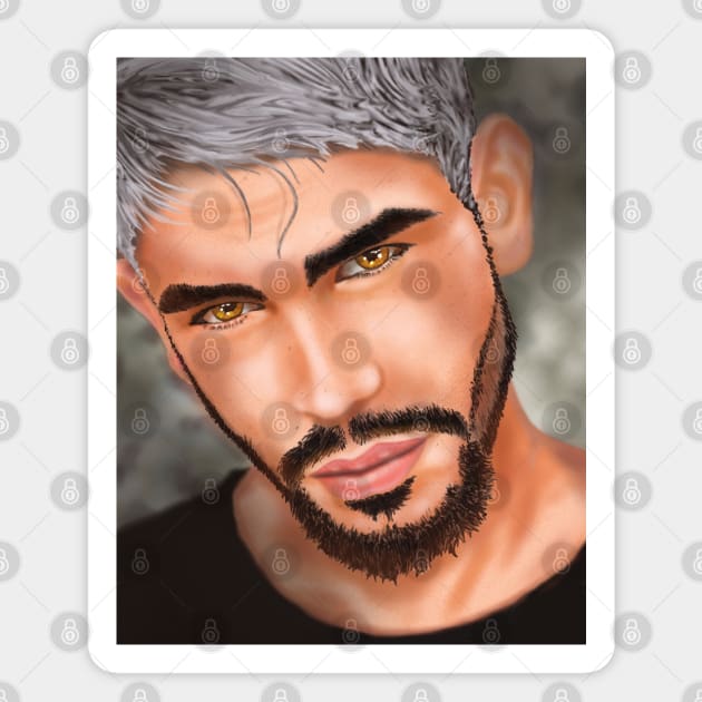 Male By Design Look Into My Eyes Magnet by egcreations